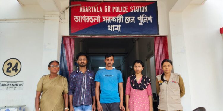 Two Indian Touts, Bangladeshi Woman arrested in Human Trafficking Case