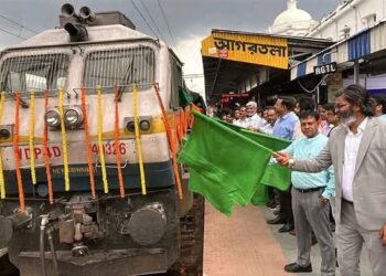 Parcel Cargo Express Begins Its Journey from Agartala