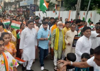 Tiranga Rally in Agartala Honours Indian Army, Celebrates Operation Sindoor