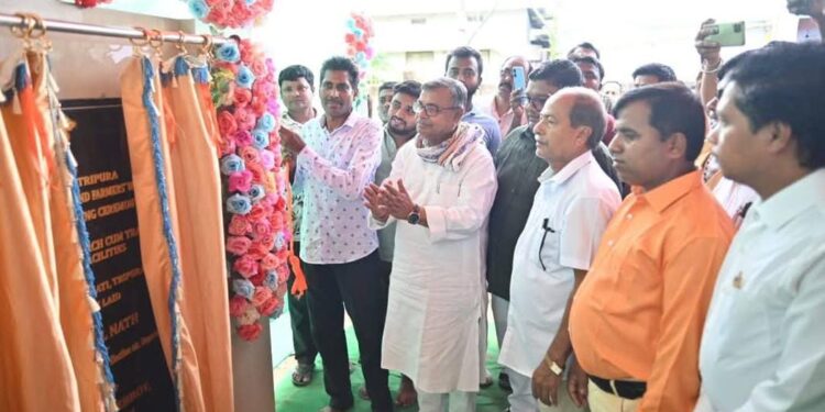 Tripura Agriculture Minister Lays Foundation for Key Rural Projects in Gomati