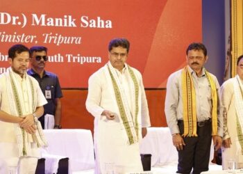 CM Manik Saha Inaugurates 19 Projects Worth ₹32 Crore in South Tripura