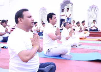 MP Biplab Deb Allocates ₹53 Lakh for Indoor Yoga Stadium in Nalchar