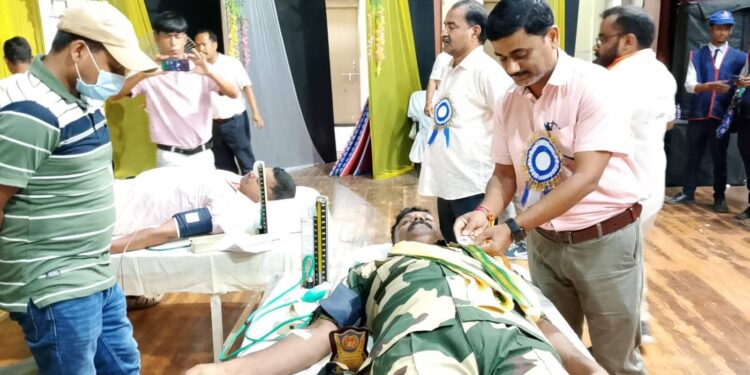 Teliamura Launches Pre-Yoga Day Events with Blood Donation Camp