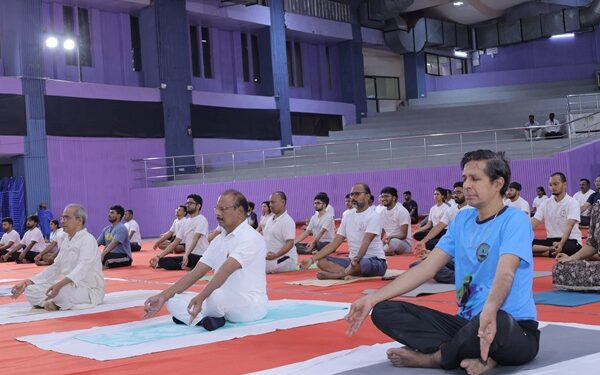 Governor Indra Sena Reddy Nallu Leads 11th International Yoga Day Celebrations at IIT Madras