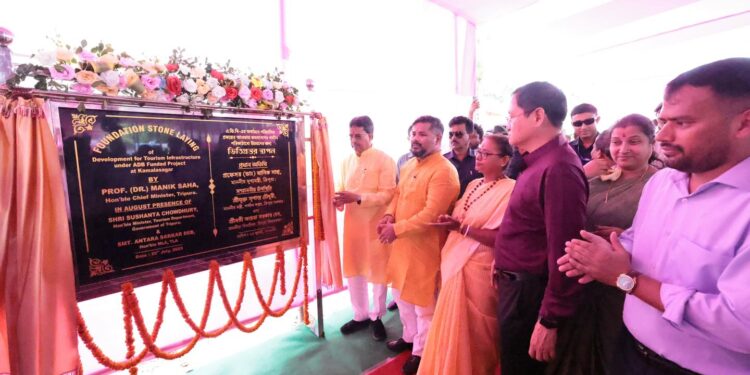 CM Lays Foundation for Two Key Temple Projects in Tripura