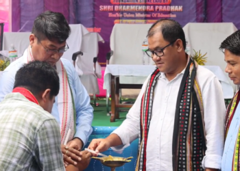 Union Education Minister Lays Foundation Stones for 6 Tribal Hostels in South Tripura