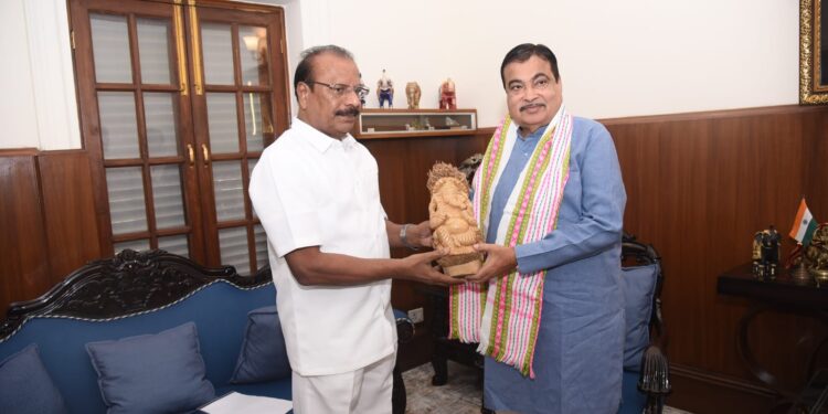 Governor Indra Sena Reddy Meets Union Minister Nitin Gadkari in Delhi