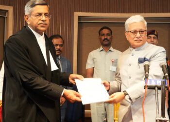 Justice Aparesh Kumar Singh Sworn In as Chief Justice of Telangana High Court