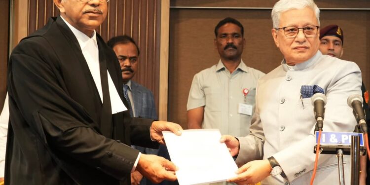Justice Aparesh Kumar Singh Sworn In as Chief Justice of Telangana High Court