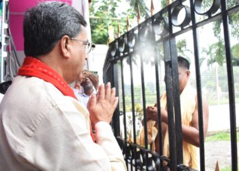 CM Manik Saha Attends Sacred Ker Puja at Ujjayanta Palace, Highlights Tripura’s Cultural Unity