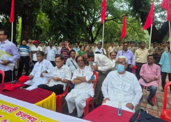 Tripura Matsyajibi Union Marches to Raj Bhavan with 21-Point Charter for Fishermen’s Welfare