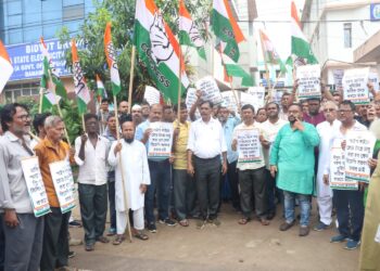 Congress Stages Protests in Udaipur and Kumarghat Against Power Tariffs, Smart Meters, and Political Violence in Tripura