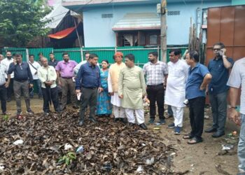 Mayor Dipak Majumder Inspects Ward 35, Promises Swift Action on Civic Issues