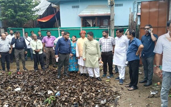 Mayor Dipak Majumder Inspects Ward 35, Promises Swift Action on Civic Issues