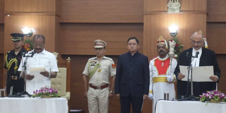 Justice Mamidanna Satya Ratna Sri Ramachandra Rao Sworn in as Chief Justice of Tripura High Court