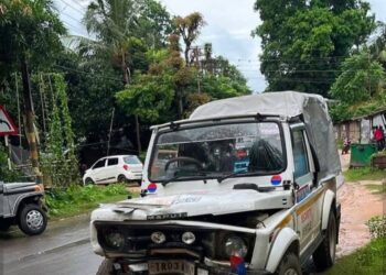  TSR Trooper Injured in Motorcade Accident Involving Former Union Minister Pratima Bhoumik