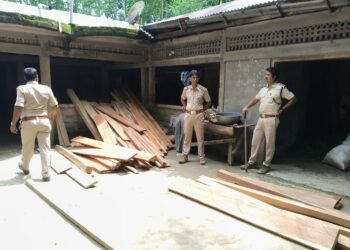 Forest Department Seizes Illegal Timber Worth ₹3 Lakh in North Tripura Raids