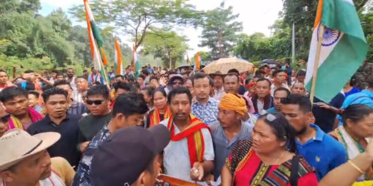 Tipra Motha Leader David Murasing Begins 2,500-km Foot March to Delhi for ‘Greater Tipraland’ and Deportation of Illegal Immigrants