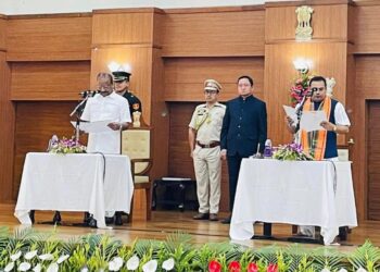 Kishore Burman Takes Oath as New Tripura Cabinet Minister