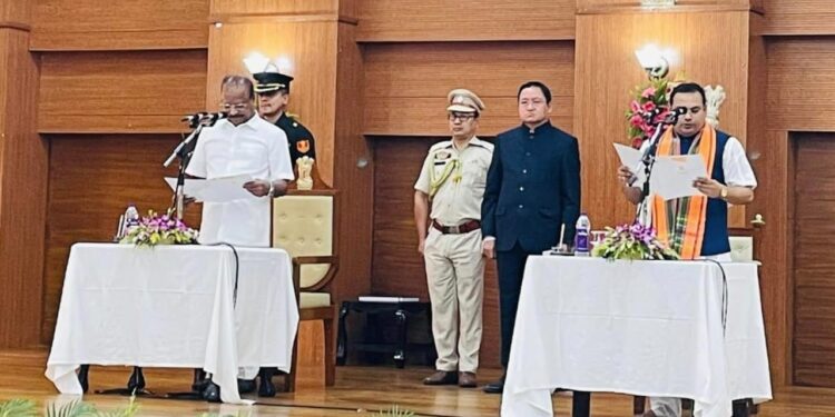 Kishore Burman Takes Oath as New Tripura Cabinet Minister