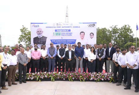 Kandla Becomes First Indian Port to Commission ‘Make in India’ Megawatt-Scale Green Hydrogen Plant