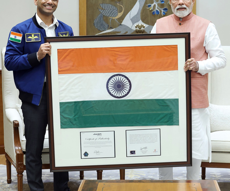 PM Modi Hails Astronaut Shubhanshu Shukla’s Historic Feat on National Space Day