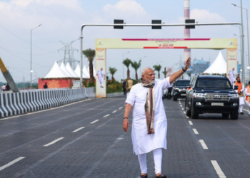 PM Modi Inaugurates Asia’s Widest Six-Lane Bridge Over Ganga in Bihar