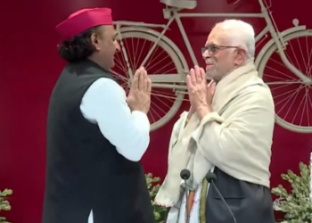 INDIA Bloc VP Candidate Justice Reddy Receives SP, Congress Support in Lucknow