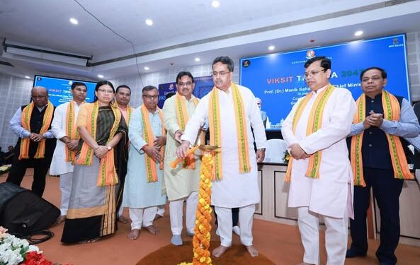 CM Launches ‘Viksit Tripura 2047’ Vision Document at Agartala