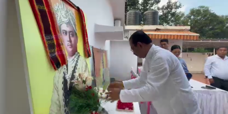 MP Rajib Bhattacharjee Paid Tributes in New Delhi on Birth Anniversary of Maharaja Bir Bikram Kishore Manikya Bahadur