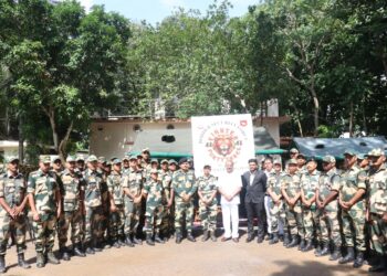 Governor Indra Sena Reddy Nallu Visits BSF BOP, Rubber Centre, and Border Villages in South Tripura