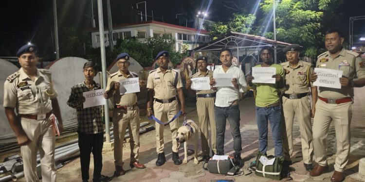 8.45 Kg Ganja Seized at Agartala Railway Station; Two Held with Contraband Valued at Rs 1.7 Lakh