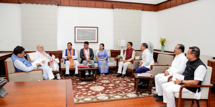 Ahead of Crucial TTAADC Polls, BJP Janajati Morcha Leaders Call on Amit Shah & Piyush Goyal
