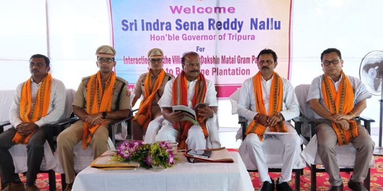 Tripura Governor Visits Border Villages, Promises Support for Farmers and Betel Leaf Growers