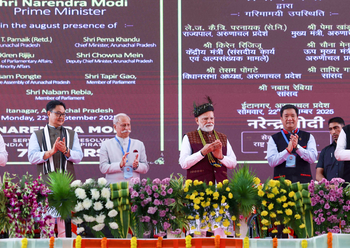 PM Modi Launches GST ‘Savings Festival’, Unveils Projects in Arunachal and Tripura