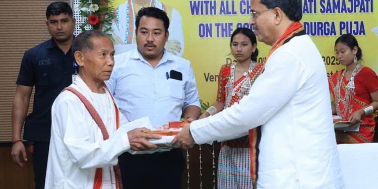 CM Manik Saha Urges Brotherhood, Inclusive Growth in Meet with Samajpatis