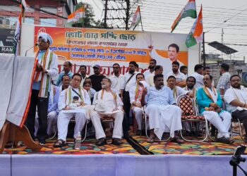 Congress Rally in Kailashahar, Accuses BJP of Stealing Mandate