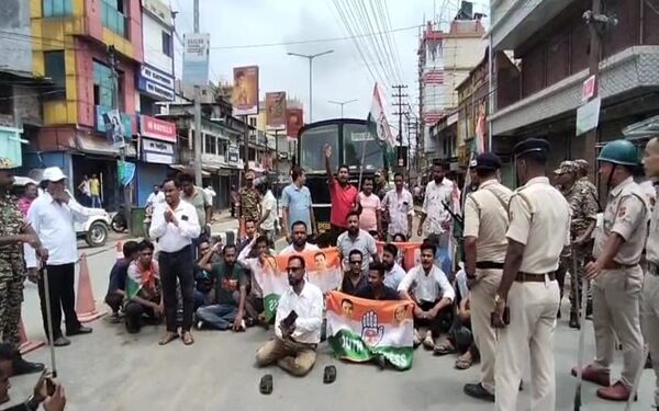 Congress-called bandh in Kailashahar turns violent, unruly