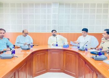 Minister Sushanta Chowdhury Reviews Sharad Utsav Prep in Jirania