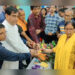 Agartala Mayor Dipak Majumder hands out smart PVC ration cards