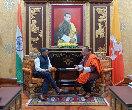 FS Vikram Misri, Bhutan PM Discuss Trade & Connectivity