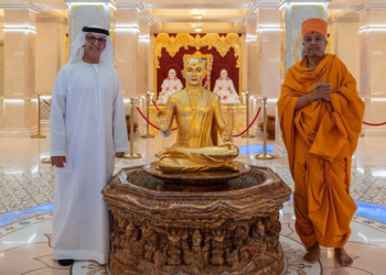 UAE Community Development Chief Visits BAPS Hindu Mandir, Praises Symbol of Unity and Tolerance