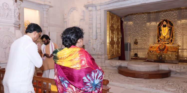 Tripura CM visits Ram Mandir, prays for state’s well-being