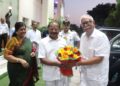 Tripura Governor Welcomes Goa Governor at Raj Bhavan, Agartala