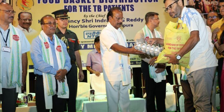 Governor launches food aid for TB patients under Nikshay Mitra