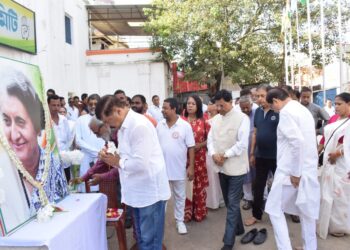 Tripura Congress Pays Tribute to Indira Gandhi on Her 41st Death Anniversary