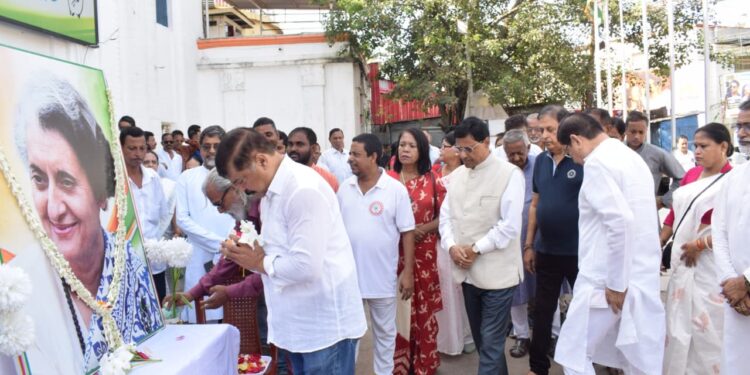 Tripura Congress Pays Tribute to Indira Gandhi on Her 41st Death Anniversary
