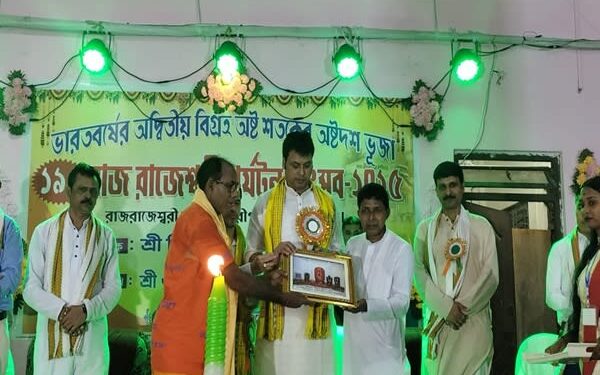 Biplab Deb announces ₹30 crore temple projects in South Tripura