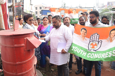Youth Congress Launches Letter Drive to Rail Min on Drug Haul