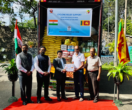 India Sends Relief to Cyclone-Hit Sri Lanka Under Operation Sagar Bandhu; IAF Rescues 24 Stranded Persons